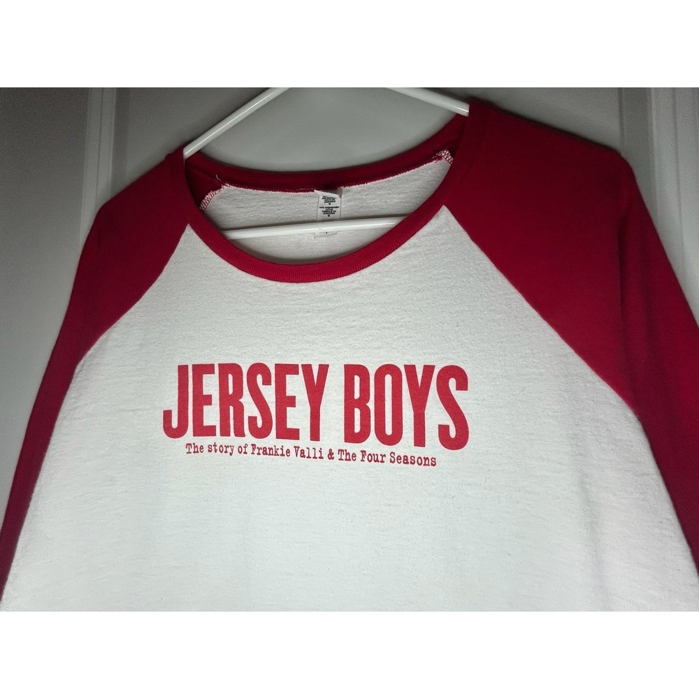 Vintage Y2k Jersey Boys Musical Movie Promo 3/4‎ Sleeve Graphic T-Shirt